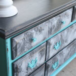 do-it-yourself decoupage chest of drawers