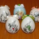 decoupage eggs