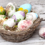 decoupage eggs