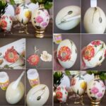 decoupage eggs beautifully