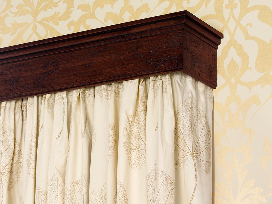 wooden curtain rods