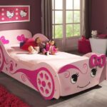 pink baby girl bed