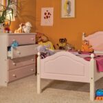 children's bed in the bedroom for girls