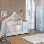 bed with protection for newborns