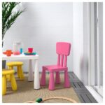 pink chair for the nursery