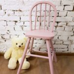 chaise bébé rose