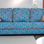 sofa american blue