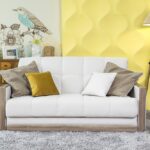 sofa with mechanism accordion decor photo