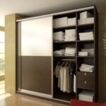 filling the wardrobe compartment design photo