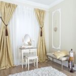 drapery curtains interior photo