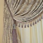 drapery curtains photo decoration