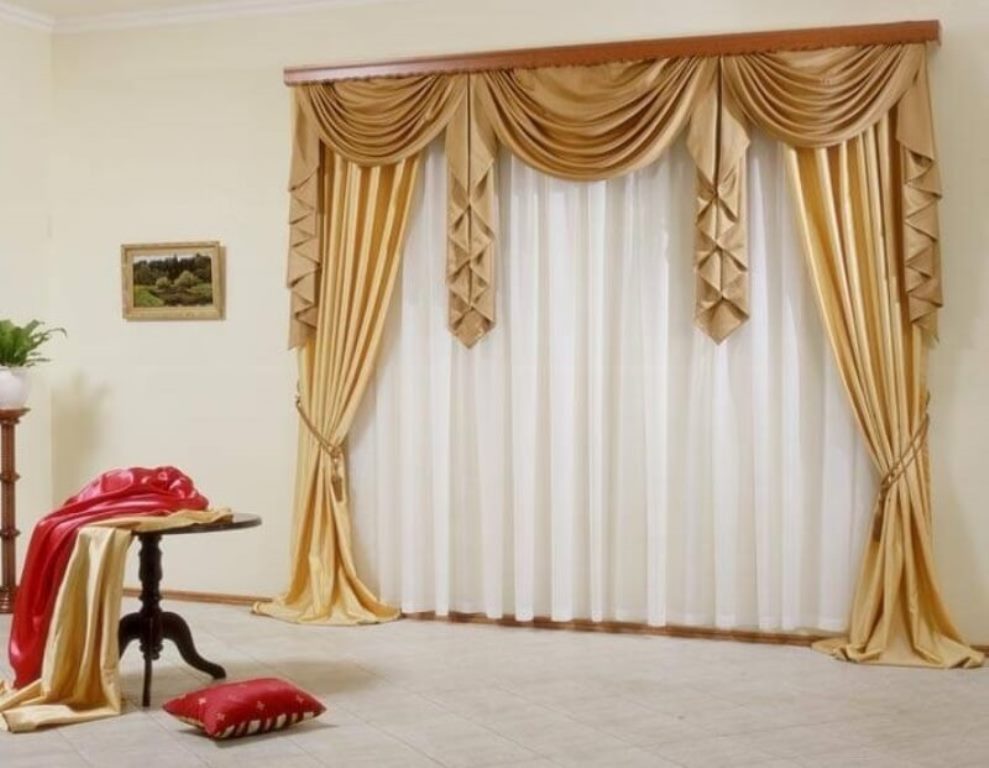 drapery curtains decor photo