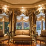 drape curtains photo design