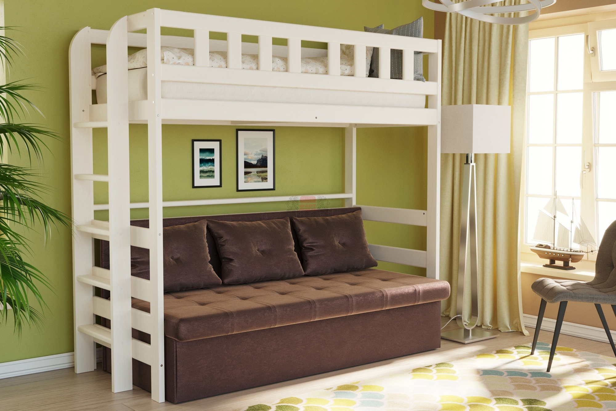 dignity of a bunk bed-sofa