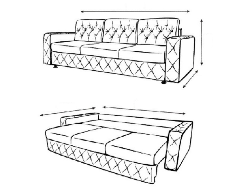 croquis de canapé