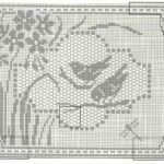 napkin pattern with birds