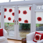 roller blinds flowers