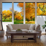 roller blinds autumn