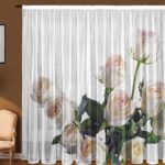 photocurtains with roses