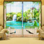 photocurtains with a fountain