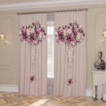 photocurtains with bouquets