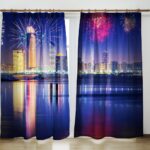 photocurtains with fireworks