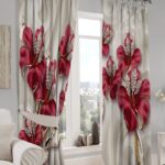 lily photocurtains with rhinestones