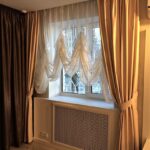 french curtains arched