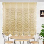 French curtains light beige