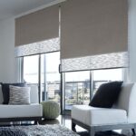 gray roller blinds