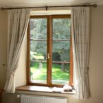 greek curtains short beige