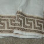 greek ornament on curtains