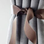 garter curtain bow