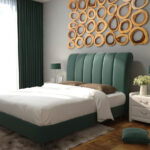 headboard green