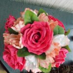 bouquet of artificial flowers