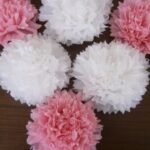 large carnations from napkins