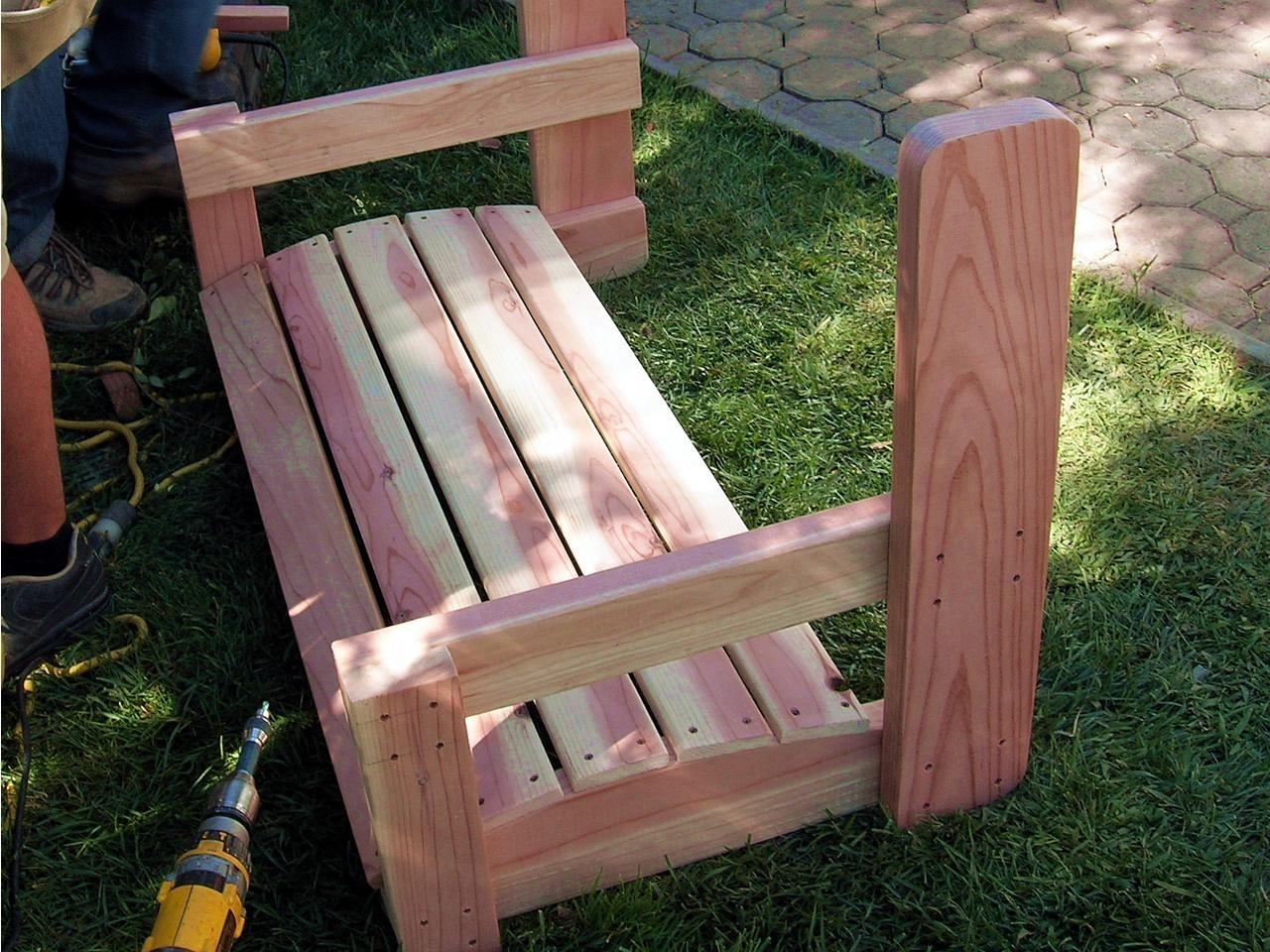 assembling the bench