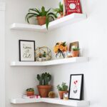 homemade corner shelf