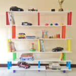 homemade toy shelf