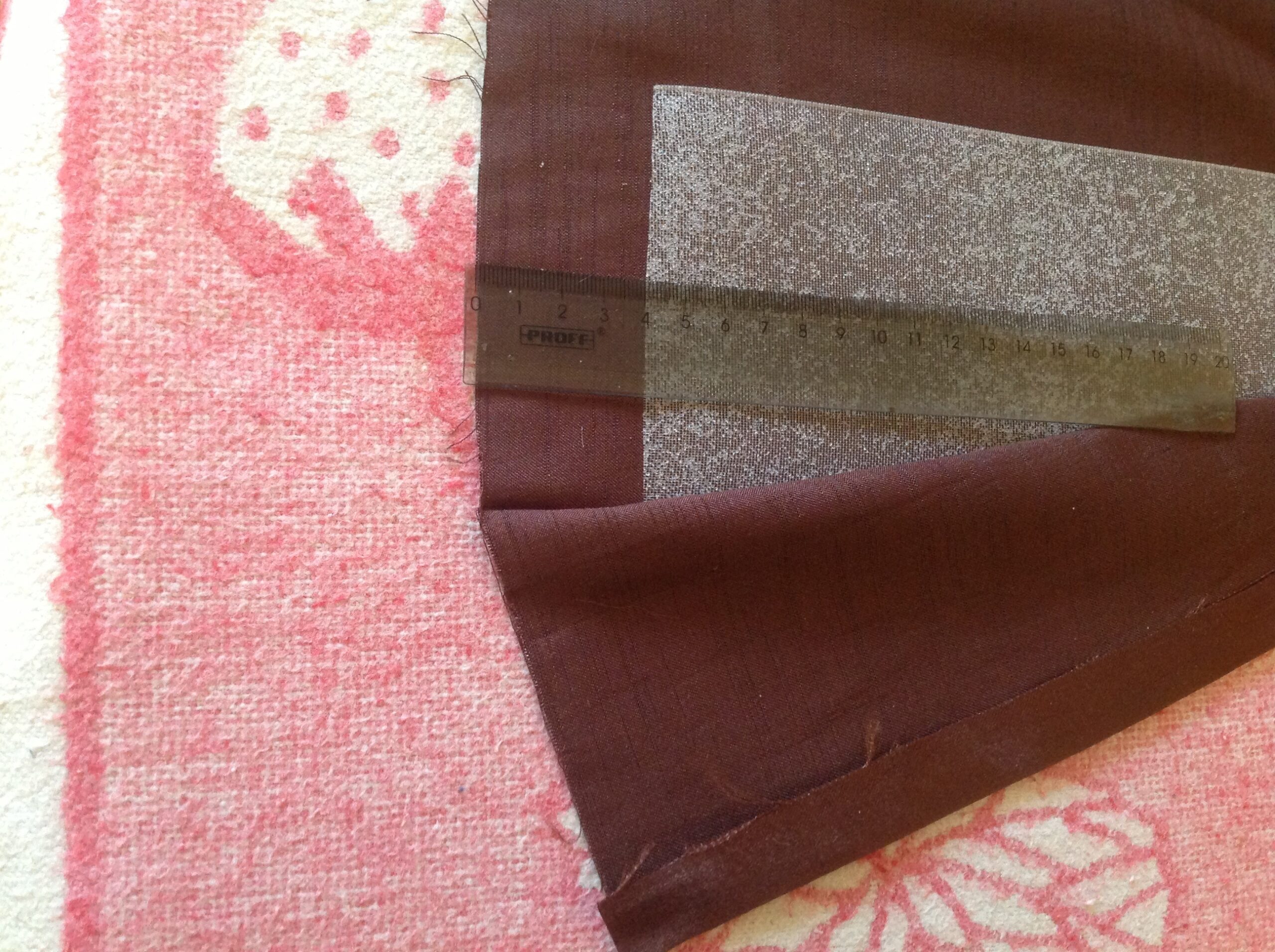 How to glue eyelet tape to curtains