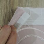 curtain tape on fabric