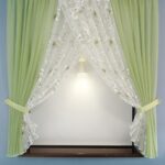 curtains green