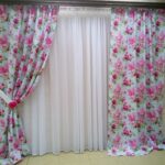 floral curtains