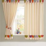 pink curtains for children