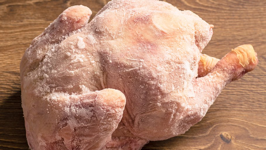 how to defrost chicken photo