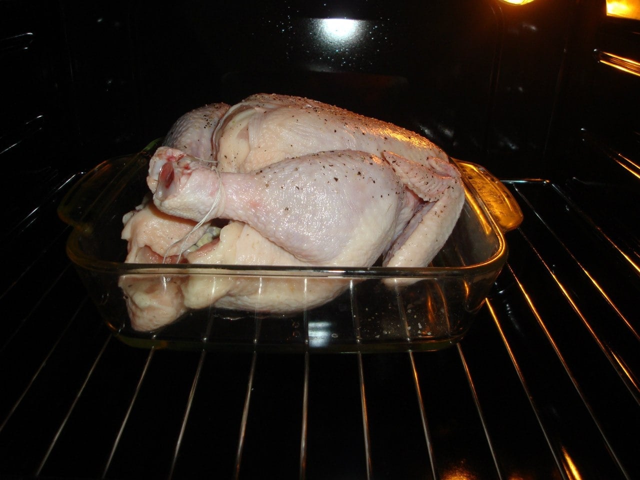 how to defrost chicken in the oven