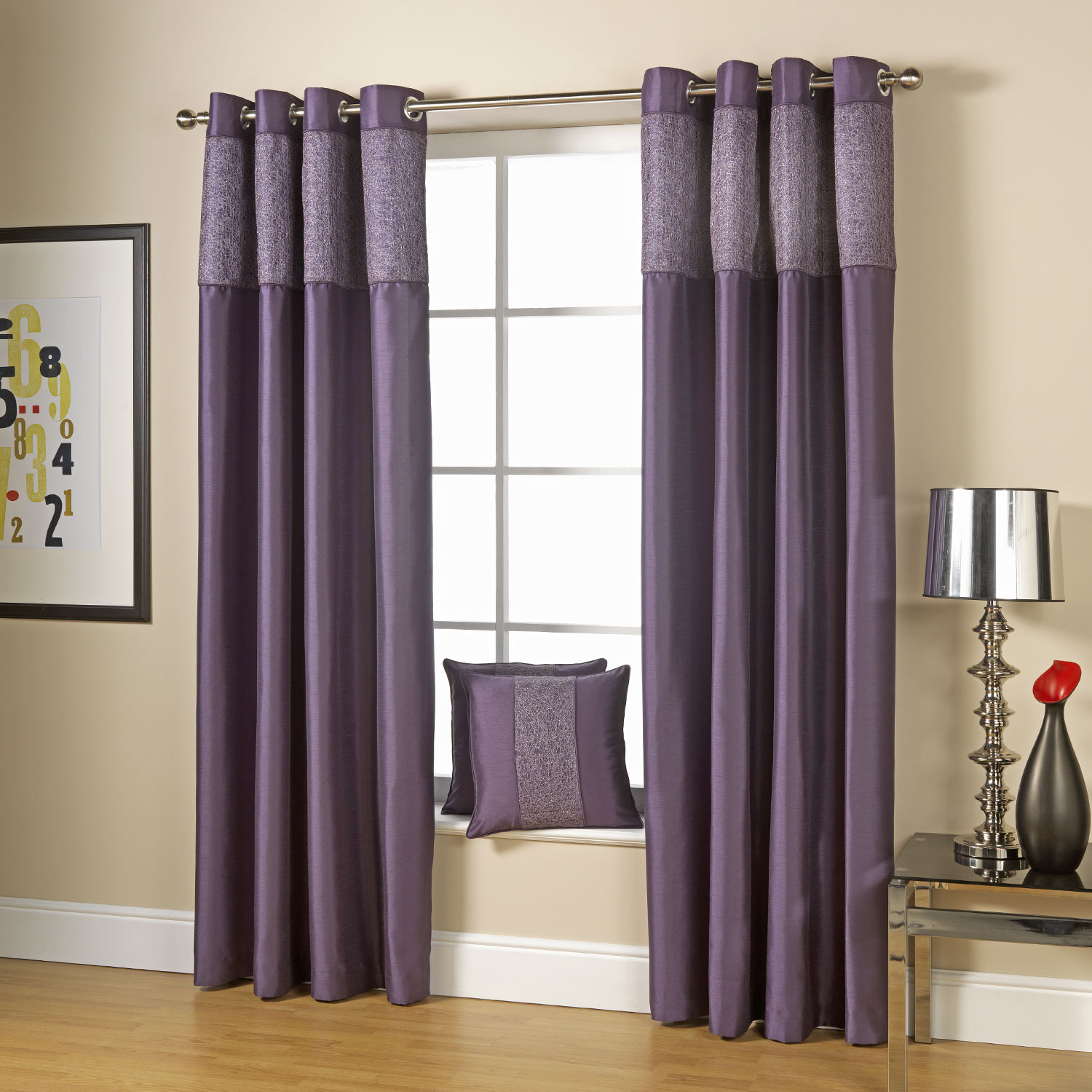 how to lengthen curtains with eyelets