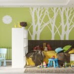 green wallpaper tree