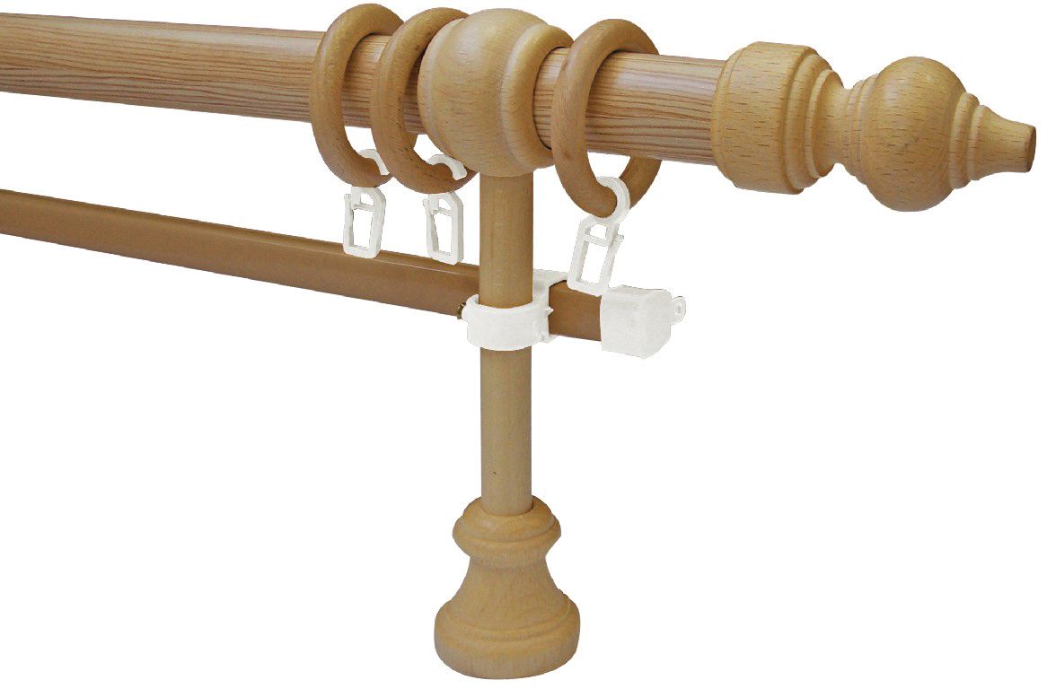 pine curtain rod