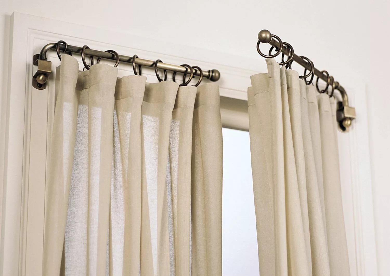 curtain rods swivel